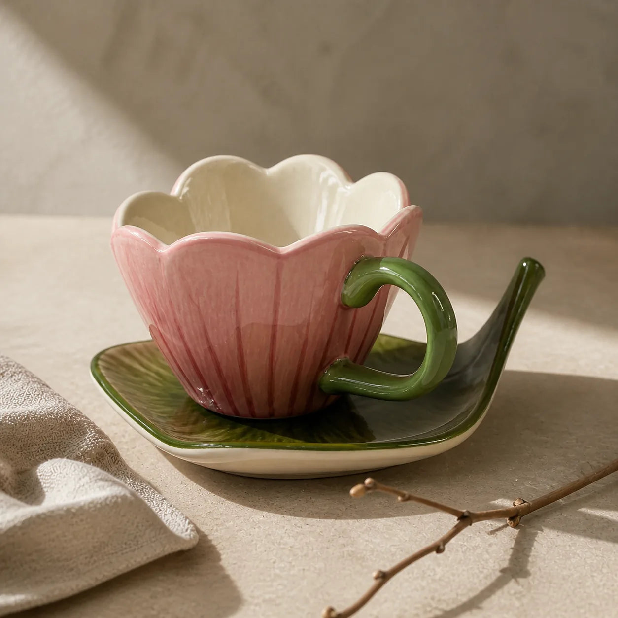 Blomst Cup & Saucer — 2
